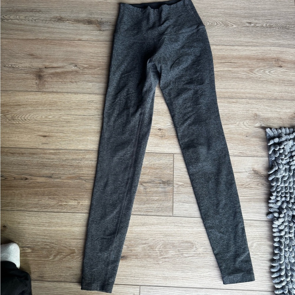 Beyond Yoga Charcoal Gray High-Waist Leggings